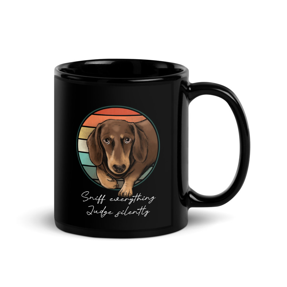 Black Glossy Mug
