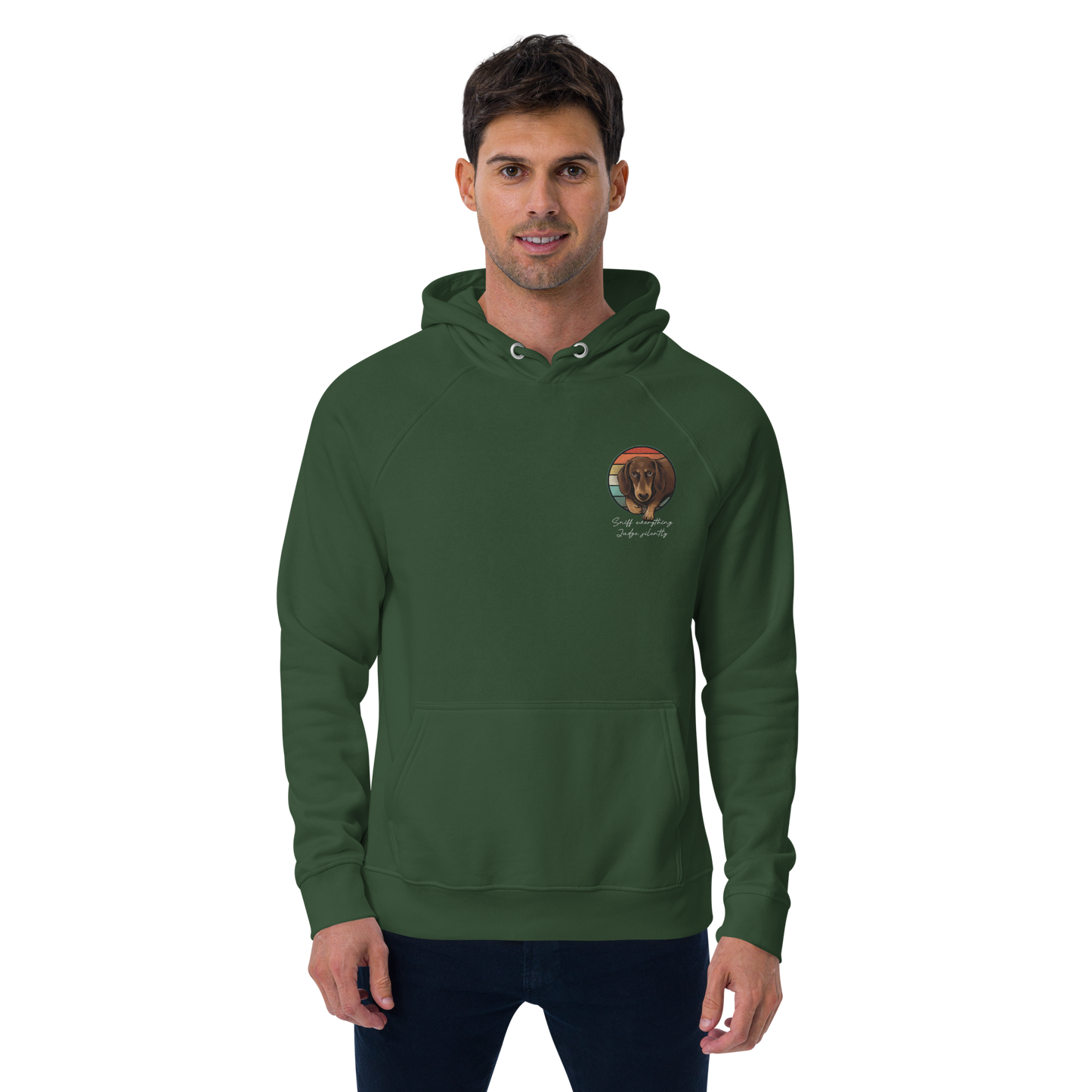Judge Silently Premium Hoodie - Embroidered Edition
