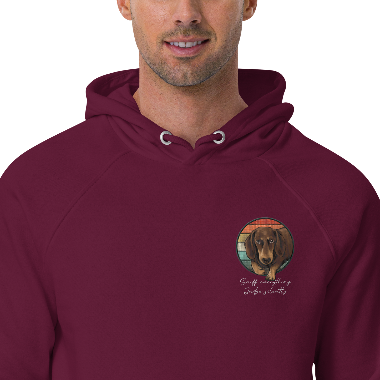 Judge Silently Premium Hoodie - Embroidered Edition