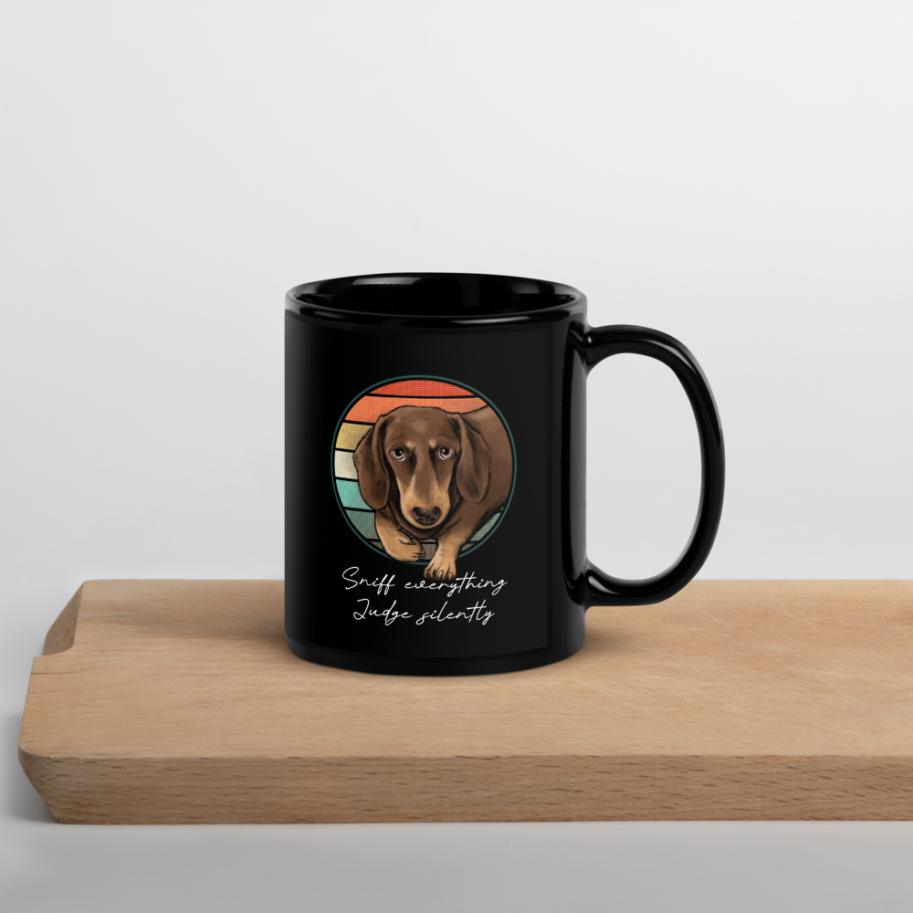 Black Glossy Mug