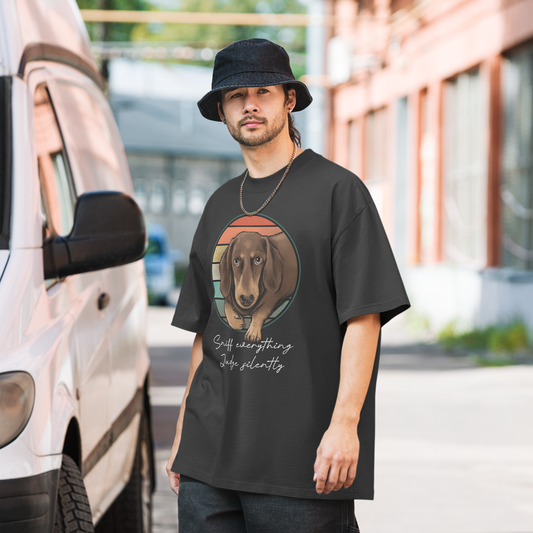Judge Silently Tee – Oversized Print