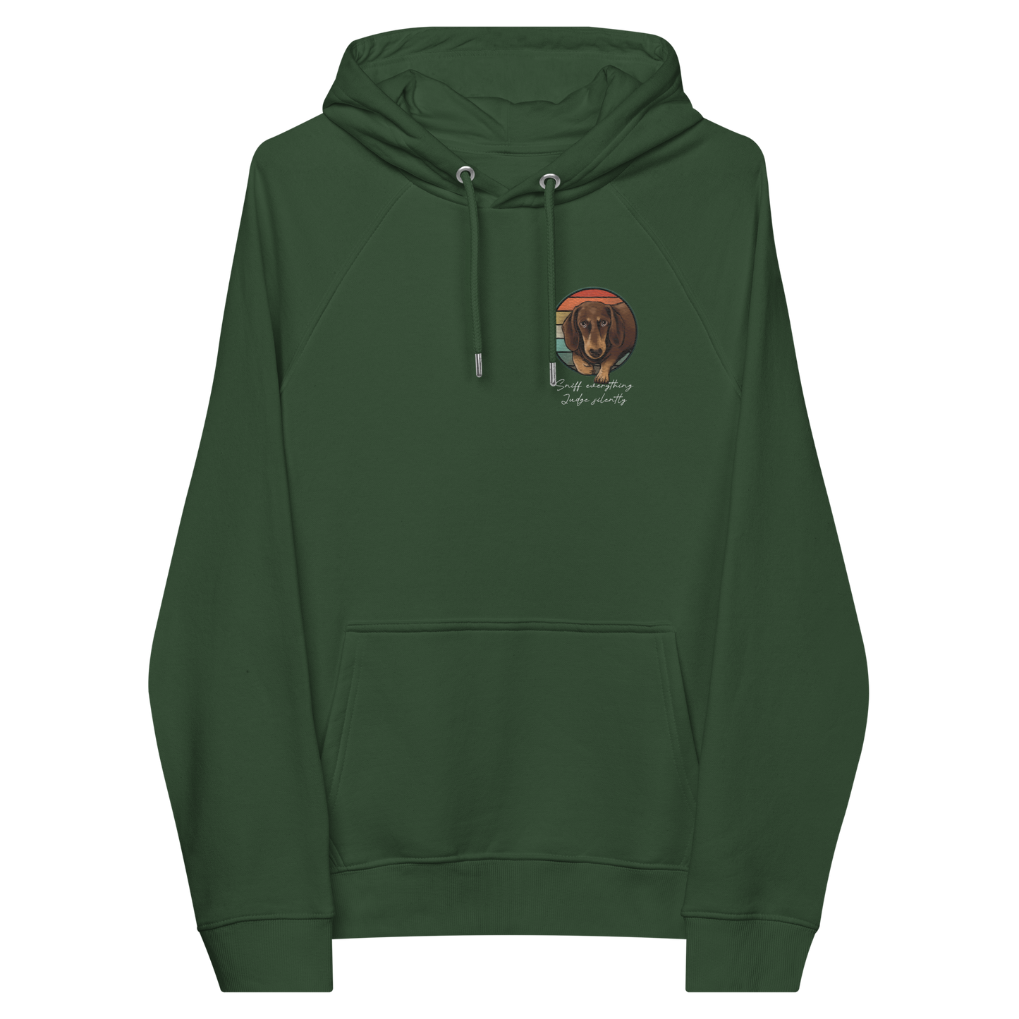 Judge Silently Premium Hoodie - Embroidered Edition
