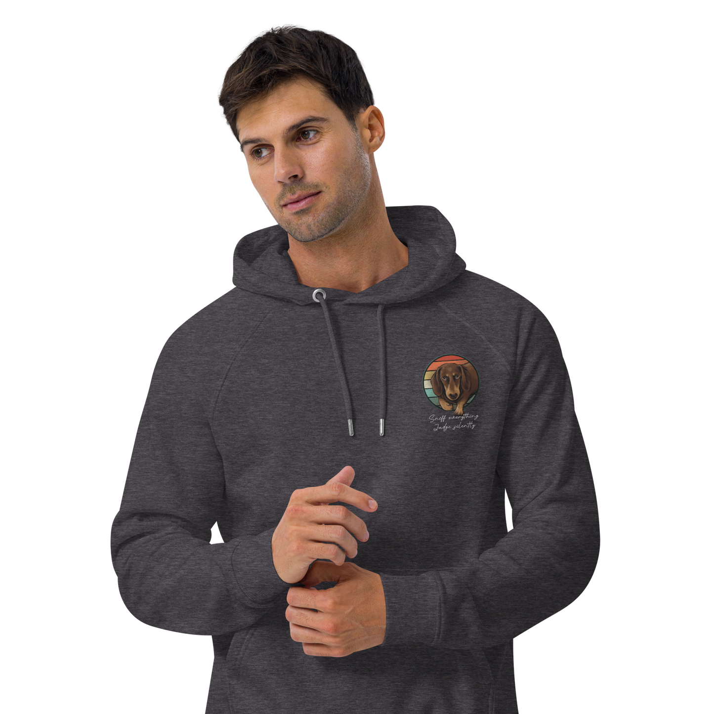 Judge Silently Premium Hoodie - Embroidered Edition